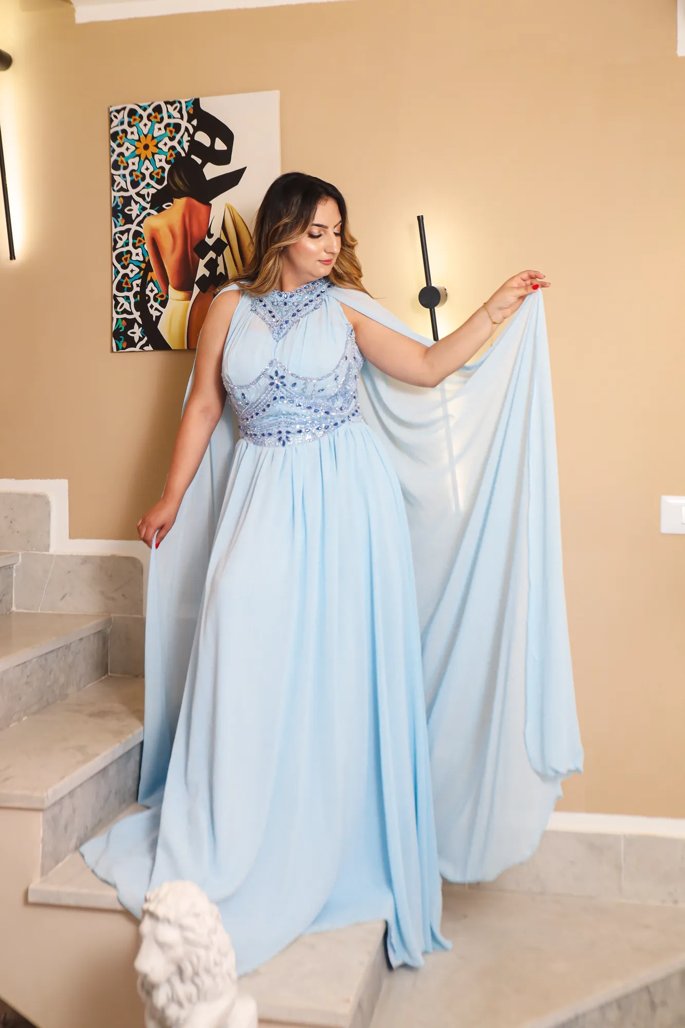 Caftan Bleu Ciel
